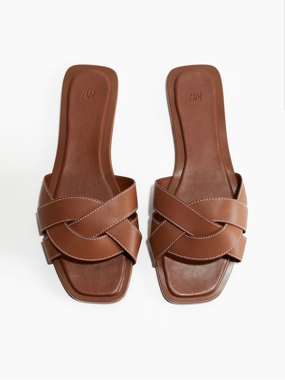 H&M Brown Slides size 38